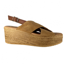 SANDALIAS CLAUDIA NUDE Y ARENA